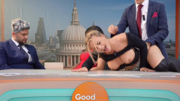 Georgie Maria, Kayla Wild - News Channel Foursome On TV